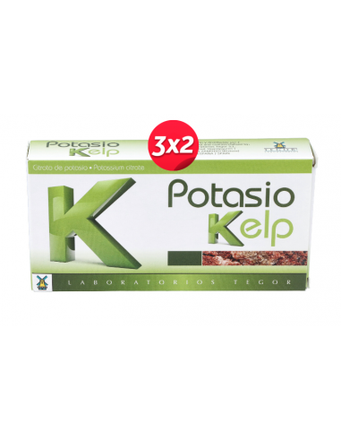 Potasio Kelp 40 Capsulas de Tegor