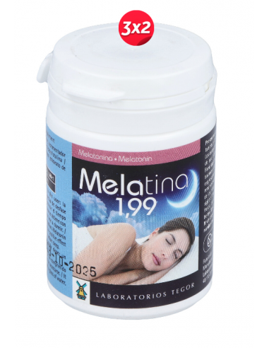 Melatina 1,99 Mg. 60 Comprimidos de Tegor