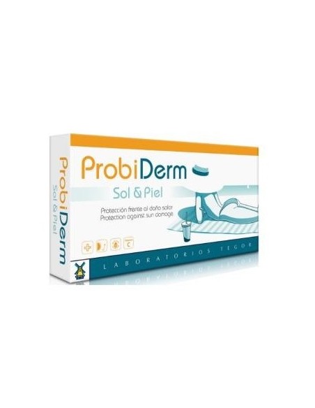 Probiderm Sol Y Piel 40 Capsulas de Tegor
