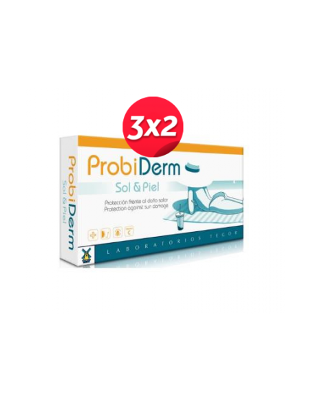Probiderm Sol Y Piel 40 Capsulas de Tegor