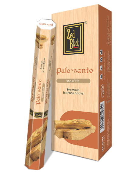 Palo Santo Premium Incenso 20 Sticks Zed Black Aromaterapia