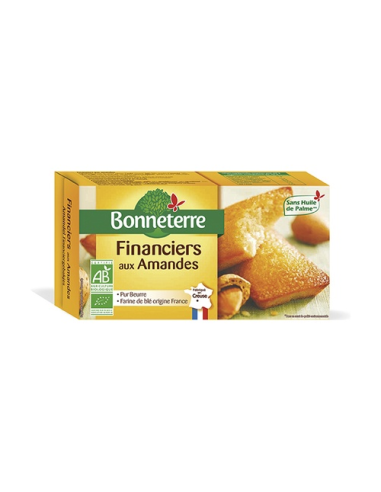 Bizcochitos De Almendras Financiers Bio, 150 G de Bonneterre