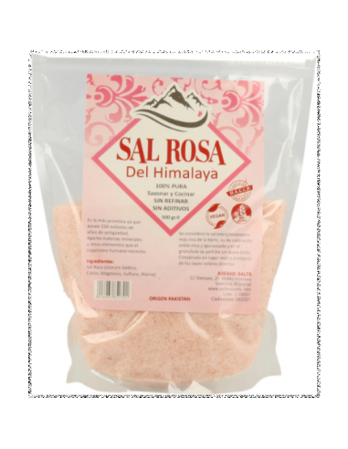 Sal Rosa Del Himalaya 500Gr. de Ynsadiet