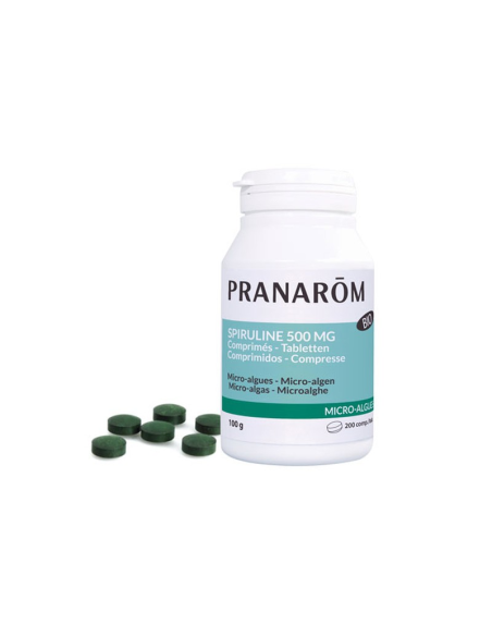 Espirulina Comprimidos 500 Mg 200 Comprimidos de Pranarom