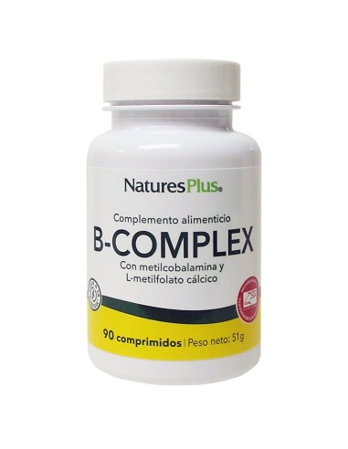 B-Complex 90 Comprimidos de Natures Plus