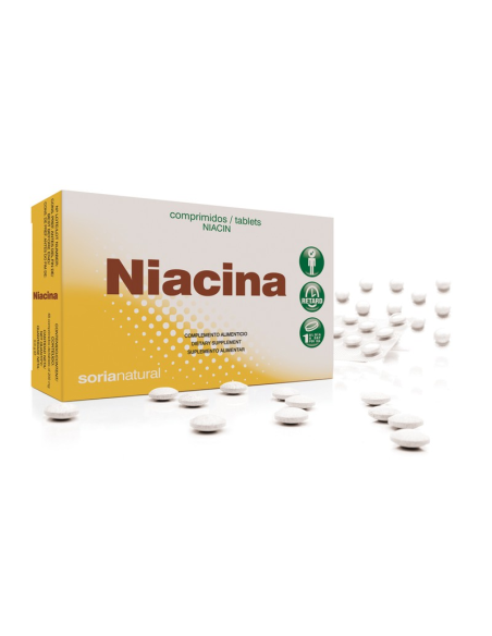Retard Niacinamida (Vit.B3) 48 Comprimidos de Soria Natural