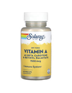 Food Carotene 25,000Ui Solaray - 30 Cápsulas Vegetales
