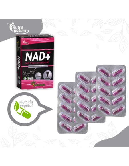 NAD+ 300 Nutranature 30 cápsulas | Energía y Vitalidad