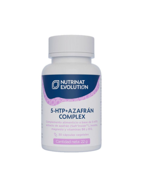 5-Htp + Azafrán Complex 30 Vcaps de Nutrinat Evolution