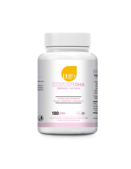 Pack 2 Natural DHA Embarazo y Lactancia 180 Perlas Omega