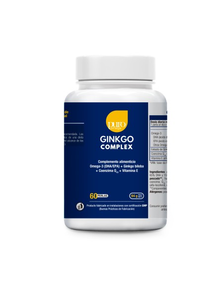Pack 2 Ginkgo Complex 60 perlas - Puro Omega calidad premium