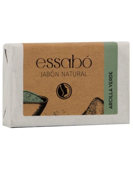 Jabon Natural Arcilla Verde 100 Gr de Essabo Artesano