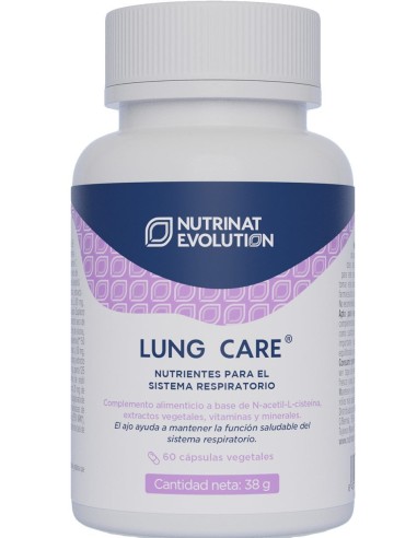 Lung Care 60 Capsulas de Nutrinat Evolution