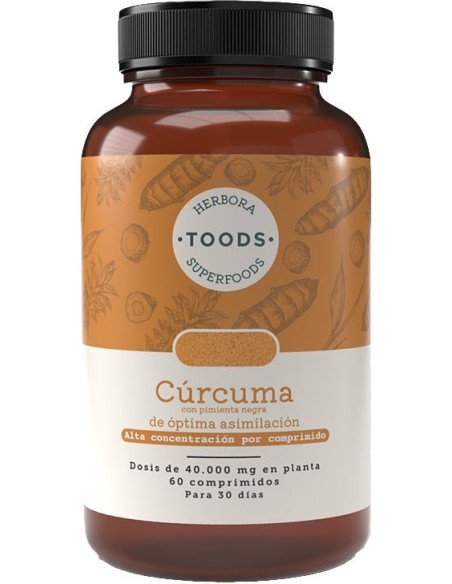 Toods Curcuma 60 Comp de Herbora