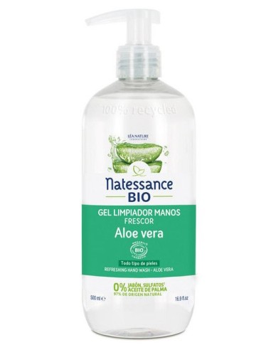 Gel Limpiador de Manos de Aloe Vera
