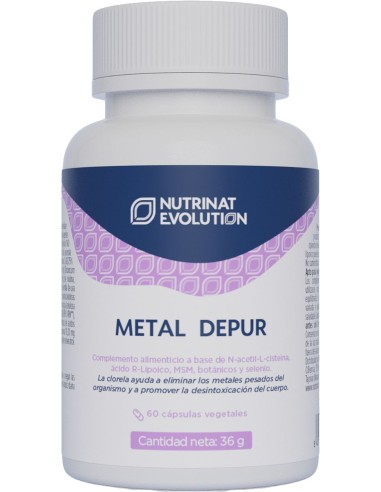 Metal Depur Novedad 60 VCAPS de Nutrinat Evolution