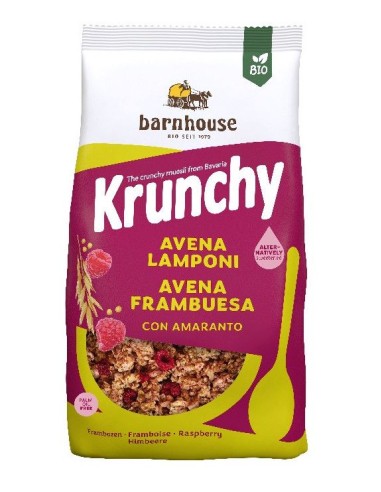 Muesli Krunchy Avena y Frambuesa con Amaranto Bio