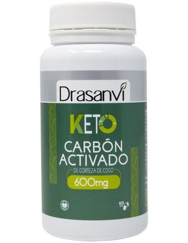 Carbon Vegetal 60 Capsulas Keto Drasanvi