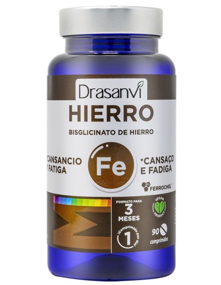 Mineral Bisglicinato Hierro Ferrochel 90 Comprimidos Drasanvi