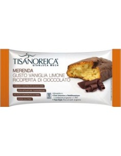 Snack con Sabor Vainilla y Limón Recubierto de Chocolate