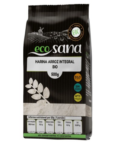 Harina Arroz Integral Bio 500G Ecosana