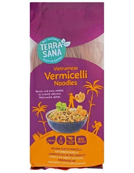 Fideos Vietnamitas de Arroz Integral Vermicelli