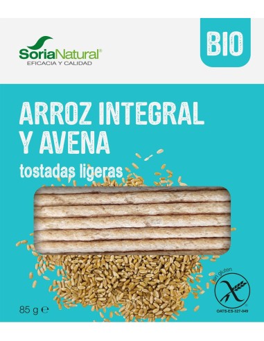 Tostadas Arroz Integral Y Avena de Alecosor Soria Natural
