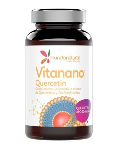 Vitanano Quercetin Liposomado 30Cap. de Mundonatural