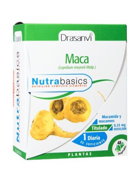 Maca 48 Capsulas Nutrabasicos Drasanvi