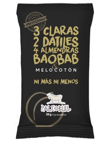 Barrita de Melocotón y Baobab Paleobull. 50 G de Paleobull