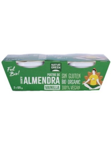 Postre de Almendra Vanilla Naturgreen | Sabor Natural y Saludable