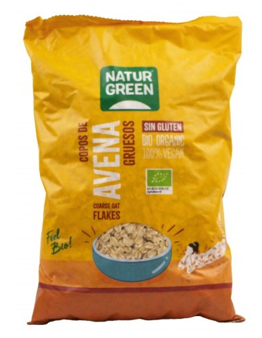 Copos De Avena Gruesos Sin Gluten Bio 1K de Naturgreen