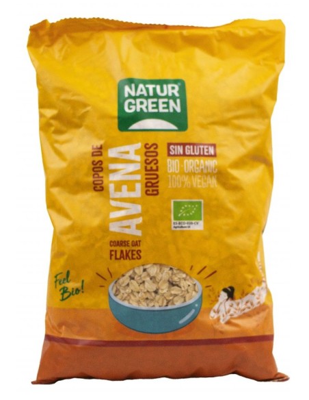 Copos De Avena Gruesos Sin Gluten Bio 1K de Naturgreen