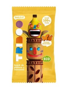 Snack De Plátano Y Manzana Bio, 25 G de Smileat