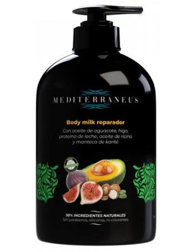 Mediterraneus Body Milk Reparador 500 Ml. de Mundonatural