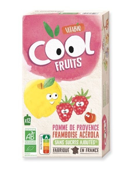Vitabio - Cool Fruits Manzana Frambuesa 12 x 90 g