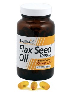 Aceite De Linaza 1.000 Mg 60 Vcáps de Health Aid