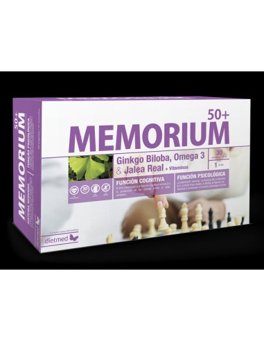 Memorium 50+  30 X 15 Ml Ampollas De Dietmed