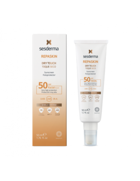Repaskin SPF50 Facial Tacto Seco 50ml | Protección Sesderma