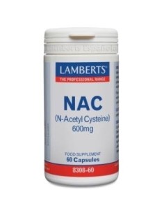 Pack 5 NAC 300 mg Lamberts - 90 Cápsulas Antioxidantes