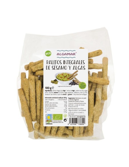 Palitos Sésamo y Algas con Aceite de Oliva