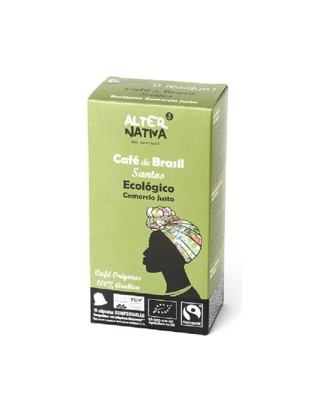 Café Brasil Santos Bio-Ft. 10Uds 5G Cápsulas