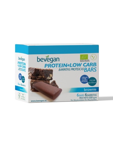 Barrita Proteica Baja en Carbohidratos Brownie