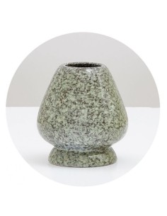 Whisk Holder Grey & Green