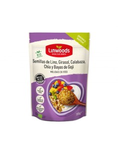 Semillas de Lino, Girasol, Calabaza, Chía y Bayas de Goji Molidas Bio 200 g