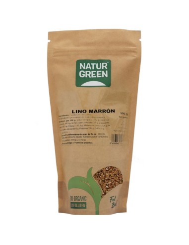 Lino Marron Bio  500 G
