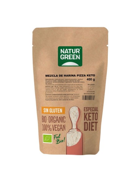 Mezcla Pizza Keto 400 G