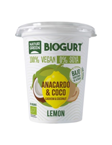 Biogurt Coco, Anacardo y Limón Bio