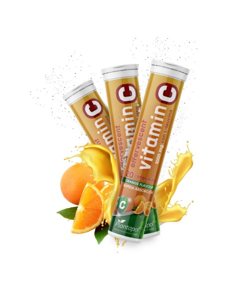 Vitamina C 1000 con Leucina Efervescente