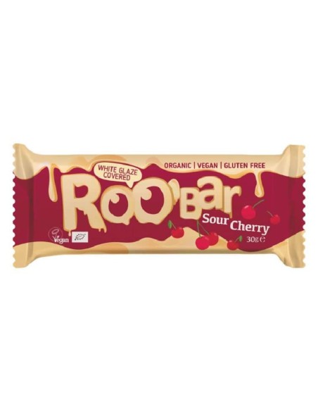 Barrita de Cerezas Recubierta de Chocolate Blanco